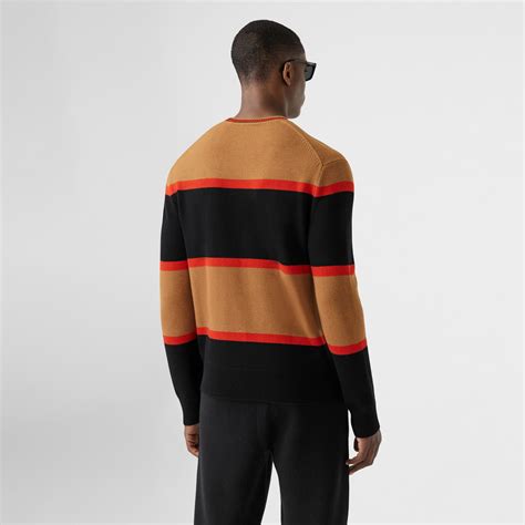 BURBERRY Striped cashmere sweater 